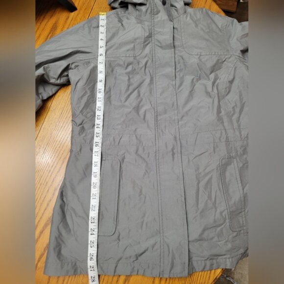 NWT L.L. Bean Women's H2OFF Rain Jacket PrimaLoft-Lined Ashpalt Gray Size Small - Picture 11 of 14